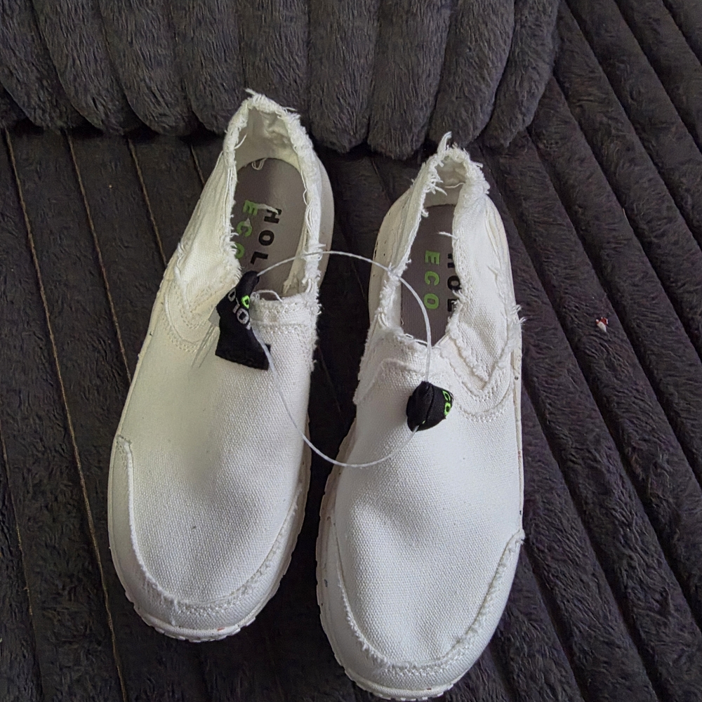 Holo Eco-Friendly White Women's Loafers